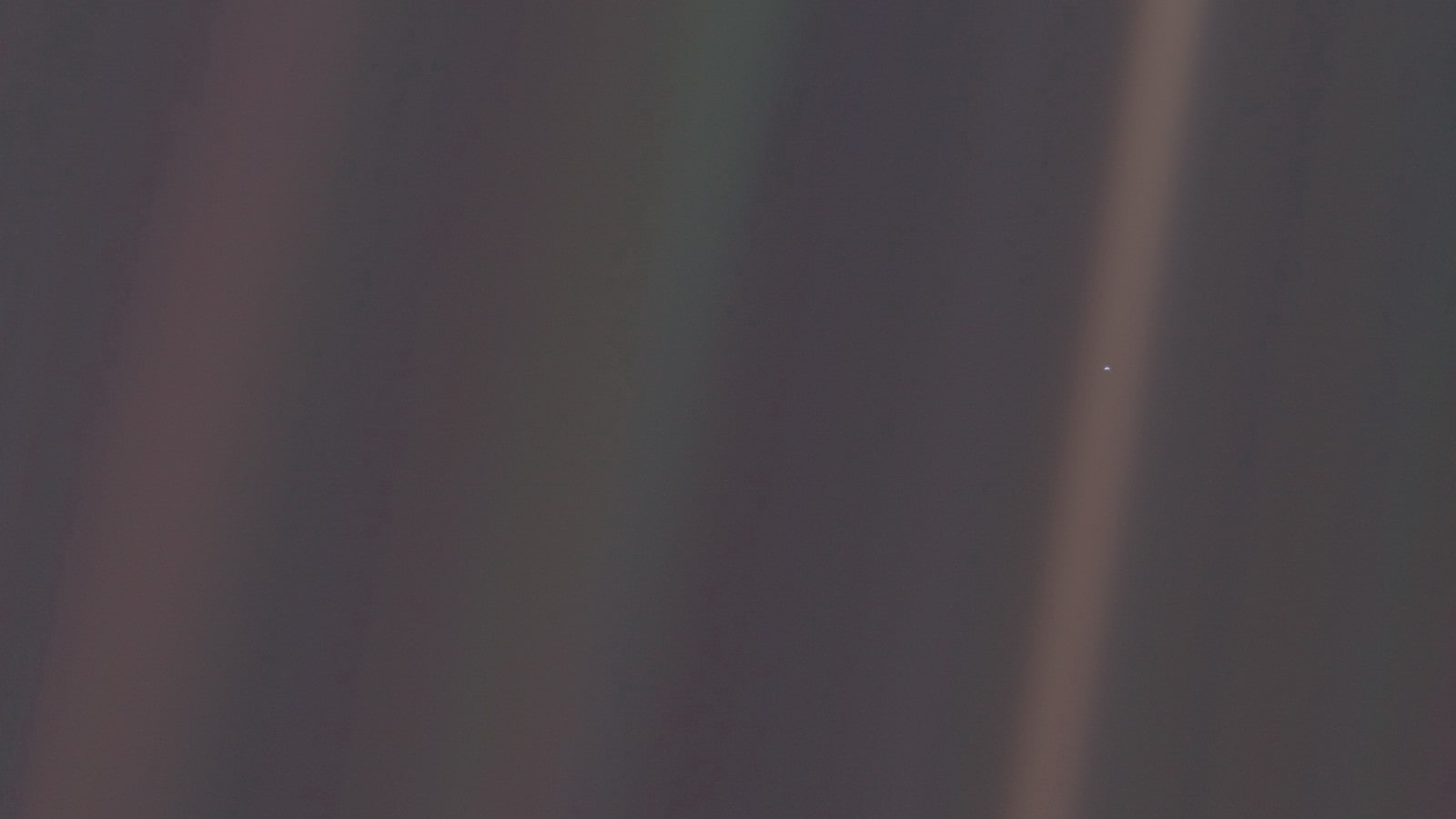 Planeta Tierra desde la sonda Voyager