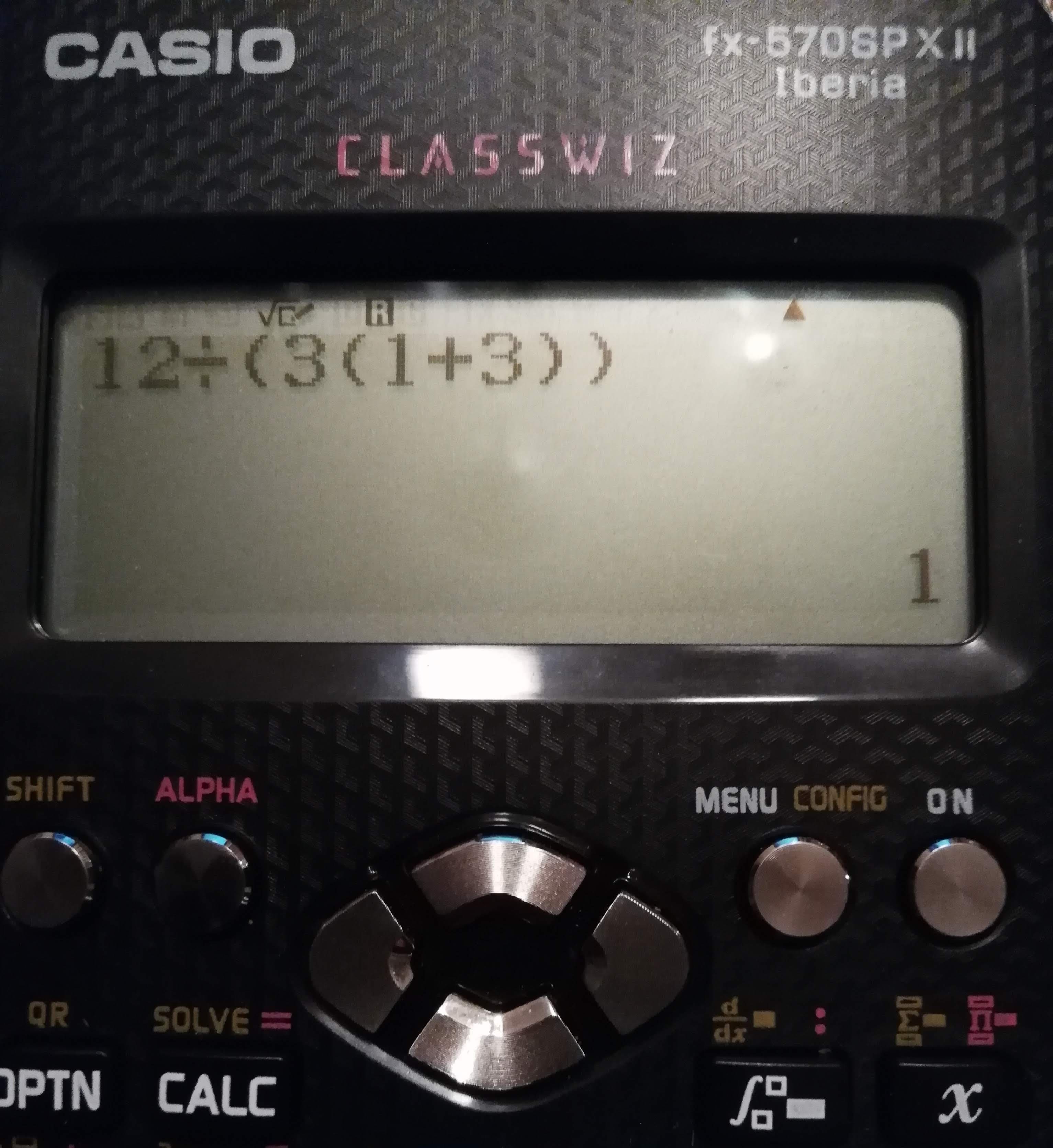 Casio fx 570SP X II